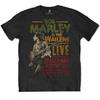 Bob Marley Unisex Adult Rastaman Vibration Tour 1976 Cotton T-Shirt