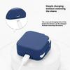 For Nothing CMF Buds 2a Silicone Case Wireless Earphones Protective Cover with Anti-Lost Buckle