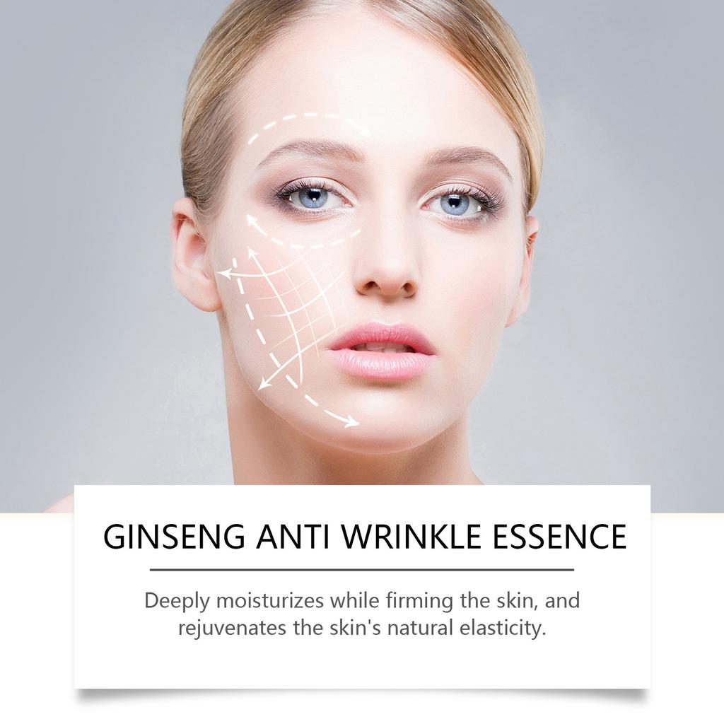 Ginseng Anti-wrinkle And Firming Liquid Repairs And Nourishes, Anti-wrinkle, Firming, Lightens Lines, Deeply Moisturizes And Tightens The Skin,100ML