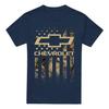 Chevrolet Unisex Adult Camo Flag T-Shirt