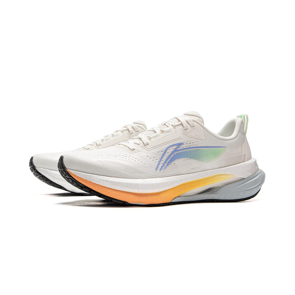 New LINING Wugui 5S 5.0 Running Shoes Men's Low Top Ivory ARSV021-2