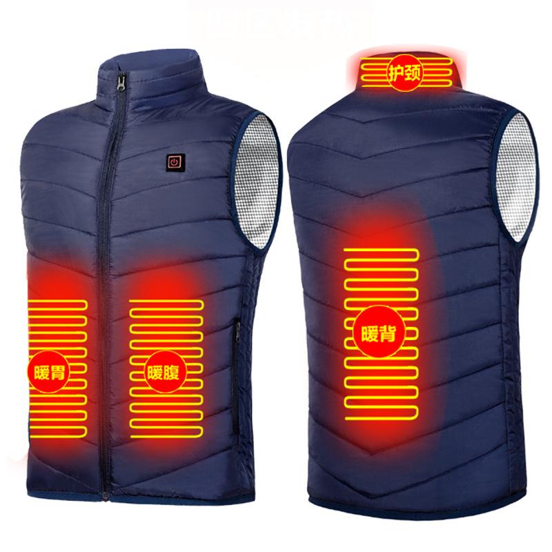 Heated Vest Men Women Usb Heated Jacket Heating Thermal Clothing Hunting Winter Fashion Heat Jacket