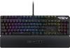 Asus TUF Gaming K3 Japanese Layout RGB Mechanical Keyboard Media Alloy Top Programmable Macro Keys 2 Year Warranty N-Key Rollover/Combination Keys/USB