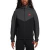 New Sportswear Tech Fleece Jacket Men's Black/Dark Smoke Gray/Light Red FB7922-013