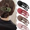 Lady Simple Large Hairpin Women's Shark Hair Claw Clip Back of The Head Hair Clip Headwear Styling Tools