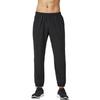 Athletic Thin Quick Dry Loose Cardio Running Stitching Slacks Men's Black
