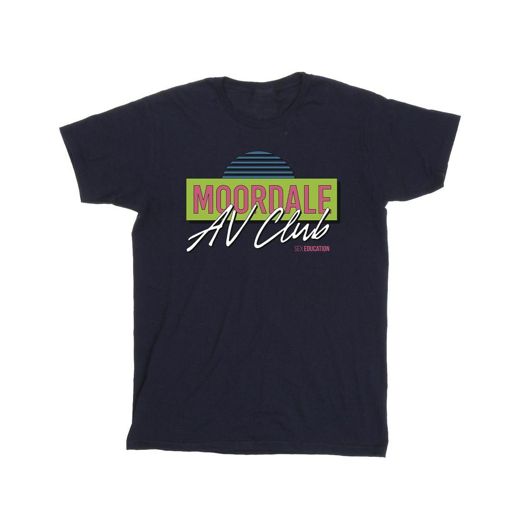 Netflix Mens Sex Education Moordale Av Club T-Shirt