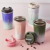 Gradient Double-Layer Stainless Steel Smart Thermos - Portable Coffee & Car Water Cup Gift