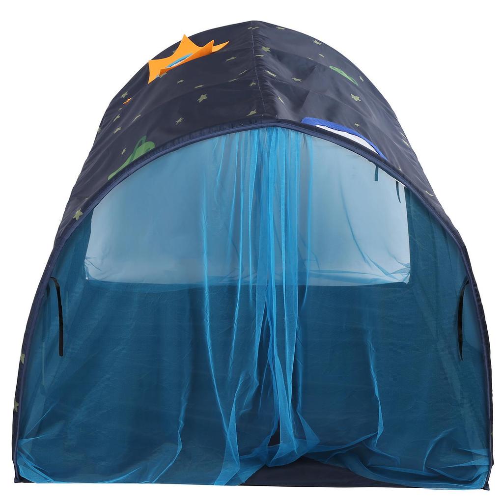 Portable Baby Tunnel Tent Children"s Bed Tent Crawling Tunnel Boys Girls Game House ToysBlue with