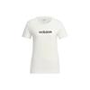 Neo Solid Color Logo Print Sports T-Shirt Women Tops White HE4526