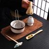 4Pcs Matcha Whisk Japanese Scoop and Holder Home Tea Whisk Brush Set Gifts Ceramics Tea Party Multiple Options Available