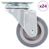 VidaXL 24 Pcs Swivel Casters 50 Mm