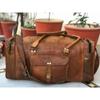 Bag Leather Duffle Travel Men Gym Luggage Genuine Overnight Mens Vintage Duffel