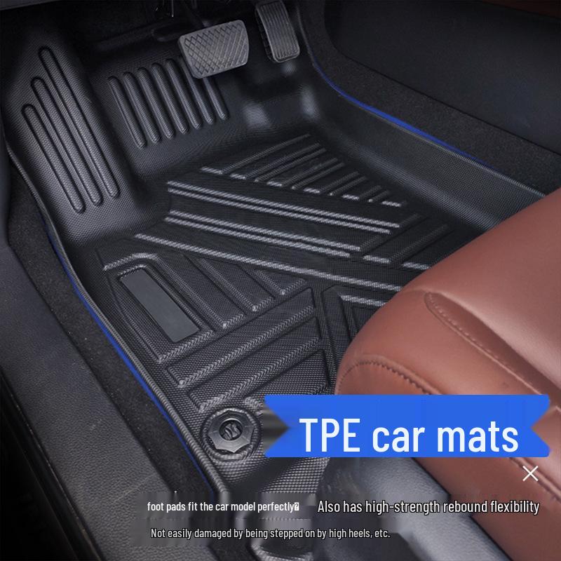 Waterproof Non-Slip Odorless Floor Mats for Toyota Fortuner 7-Seater RHD