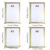 3PCS Wall Mount Self-Adhesive Photo Frame Square Poster Photo Frame Award Frame  Door