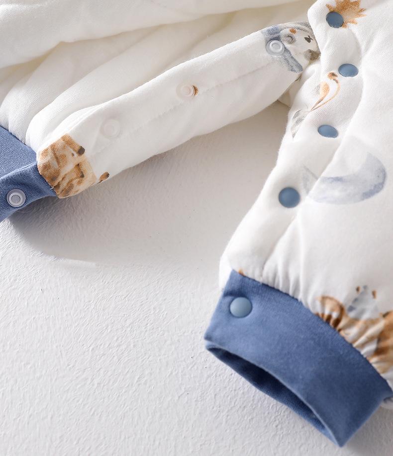 Warm Cotton Newborn Onesie Romper for Boys & Girls - Autumn/Winter