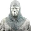 Battle Ready Chain Mail Coif Armor, Chain Mail Medieval