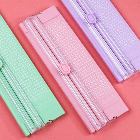 Paper Trimmer with Precise Graduation Portable Accurate A4 Two-way Cutting Scrapbook Trimmer
