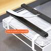 Bowl Dish Storage Rack Large Capacity with Adhesive Rail Pull Out Sliding Drawer Cabinet Organizer Detachable Drainage Plate Heavy Duty Slide Out