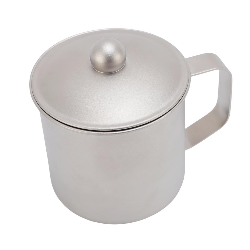 Camping Cup Camping Mug 360ml Pure Ti Cup with Lid for Outdoor Water Coffee Tea Cup for Cooking Tea Coffee Survival Gear