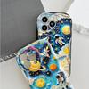 Cartoon Pattern Cream Texture Casing Wavy Edge Soft Silicone Cover Phone Case for OPPO Reno Realme OnePlus Vivo