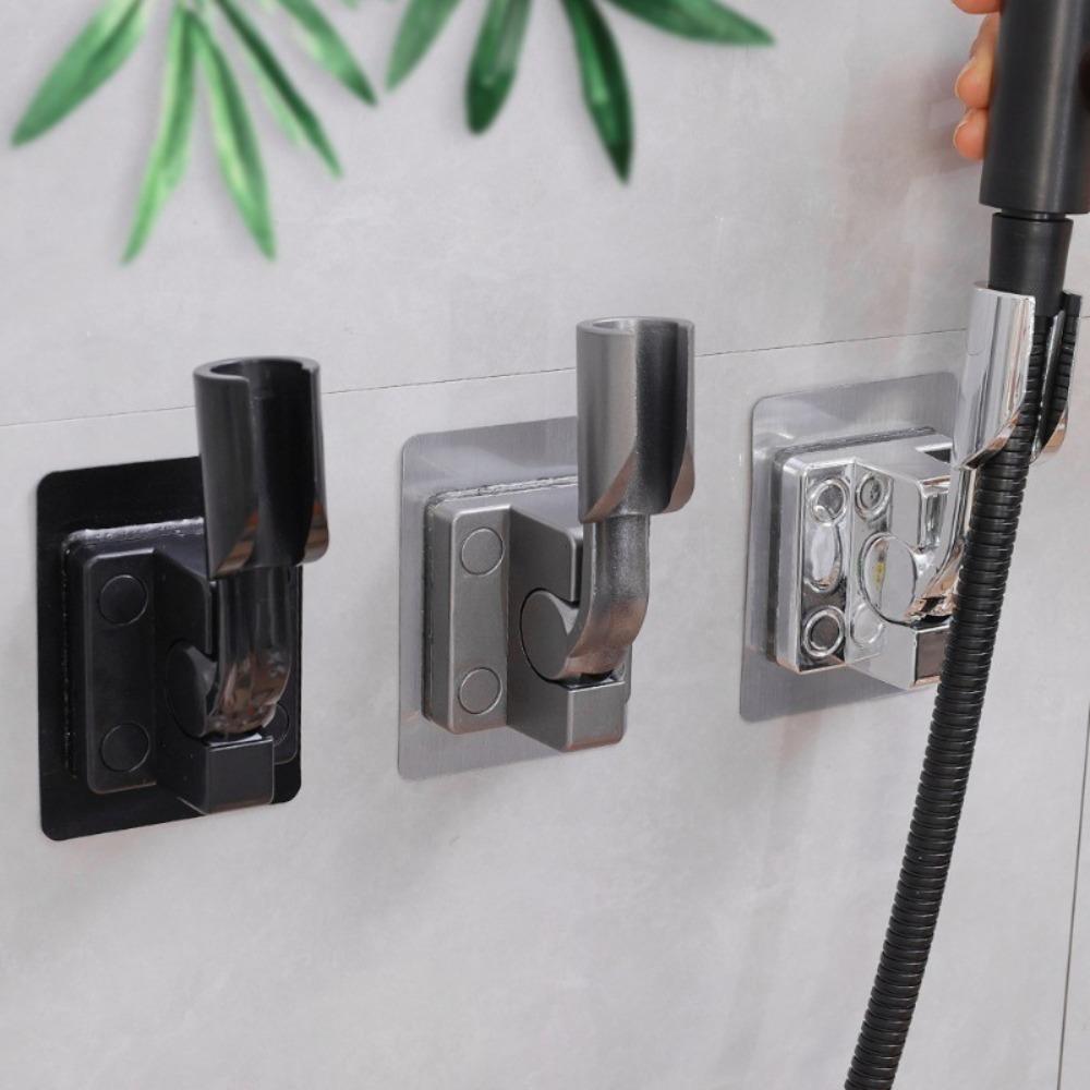 Multi-angle Adjustable Shower Bracket Self-adhesive Bathroom Accessories New Shower Head Holder