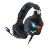 Alone Gaming Headset, Wired, Built-in LED, Entry-Level Model with Adjustable Switch, Headphones, Microphone, Voice Chat, Made In Japan, Black