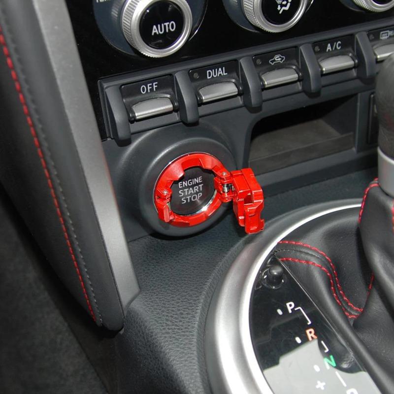 New Red Car Engine Start Stop Button Cover Car Ignition Switch Cover One-touch Start Button Button Cover Car Interior Decor