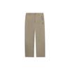 Li Ning CF Pure Color Straight Loose Casual Pants Men Bottoms Khaki AKXSB57-2
