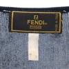 Fendi Long Sleeve Made In Italy Cardigan 36 Navy Women Used