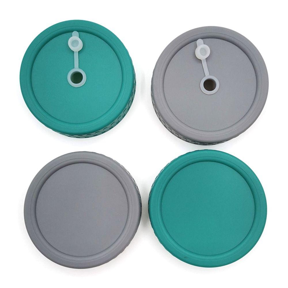 Reusable Kitchen Tool for Wide Mouth Jar 86mm Mason Jar Lid Spout Lid Seal Bottle Cover With Hole