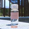 1Pc Creative Water Bottle with Straw Portable Cute Plastic Drinking Bottle Leak-proof Drinkware for Drinking Milk Coffee Tea