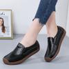 Women's Flat Shoes Versatile Women's Loafers Spring Soft Sole Casual Shoes Plus Size Genuine Leather Women's Shoes