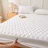 Washed Cotton Quilted Waterproof Solid Color Thick Bedspread - Machine Washable Bed Sheet Cover