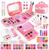 CSDmeewin Makeup Set Toy for Girls 6 7 8 9 10 11 12 Years Old Present Cosmetic Set Play Set Dresser Compact Makeup Set Girls Dresser Children Pretend