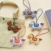 Bag Pendant Cartoon Horse Doll Hanging Ornament Horse Zodiac Brooch Bags Keys