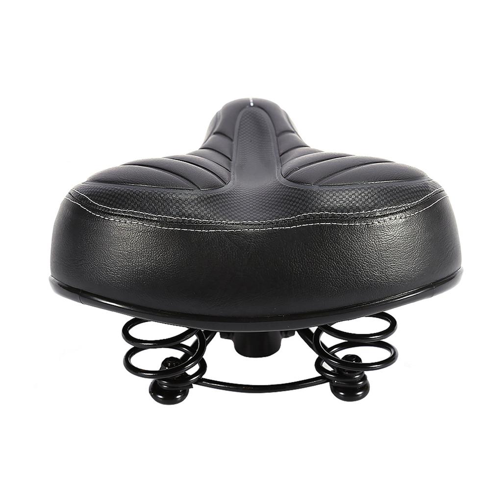 Bike Saddle City Bike Saddle Ultra Soft Cushion Thicker Mountain Bike Bicycle Matte Black Seat