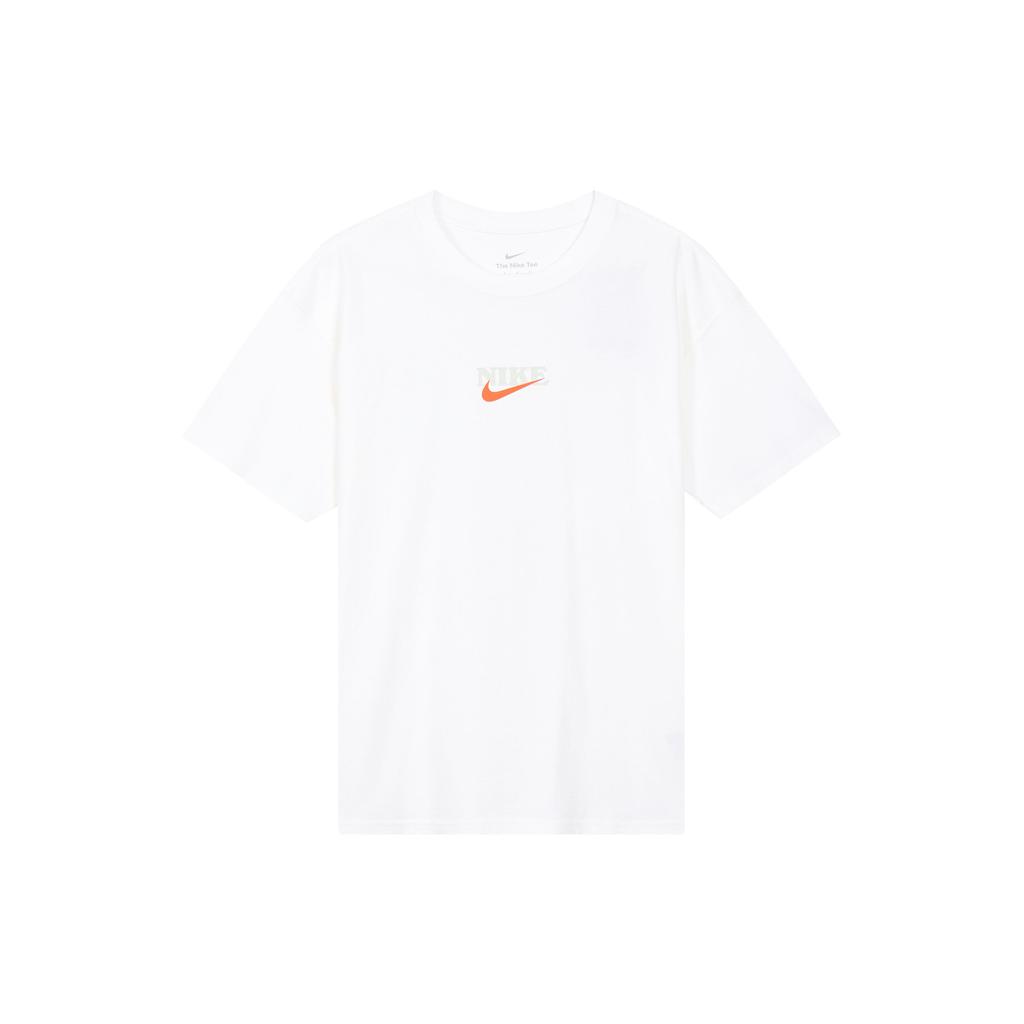 Nike Cartoon Print American Retro Loose Fit Round Neck Pure Cotton Sporty Comfortable Short Sleeve Drop Shoulder T-Shirt Men Tops White FN3700-100