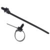 Removable Threaded M6 M8Hole Nylon Plastic Vehicle Cable Tie Car Retainer