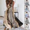 Women's Long Dress Maxi Dress Casual Dress Summer Casual Sleeveless V Neck Boho Waist Retraction Printed Dress