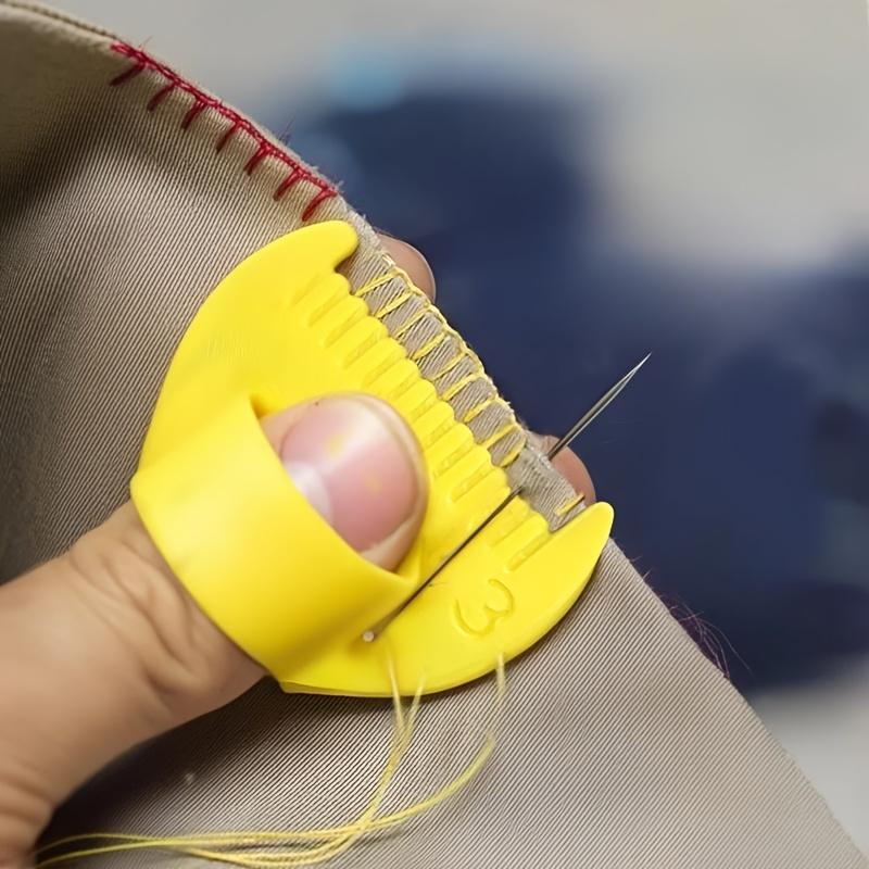 Simple Stitching Tools - Durable Plastic Edge Stitch Lock and Sewing Tools for Beginners and Seniors, 4mm and 3mm Spacing, Perfect for DIY Hand