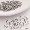 10-50pcs/bag Stainless Steel Beads DIY Bracelet Necklace Earrings Jewelry Accessories