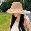 Summer Hat Women's Fashion Versatile Sunshade Sunscreen Hat Solid Color Bucket Hat