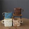 High Value Coffee Cup Retro Supply Water Cup Irregular Ceramic Cup Creative Coarse Ceramic Cup