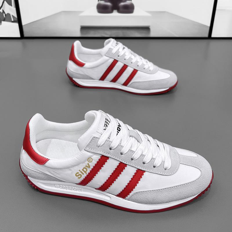 Men's Shoes Manufacturers Foreign Trade Sports Shoes Youth Flat Bottom Breathable Internet Celebrities with the Same Lightweight Trend Casual Shoes