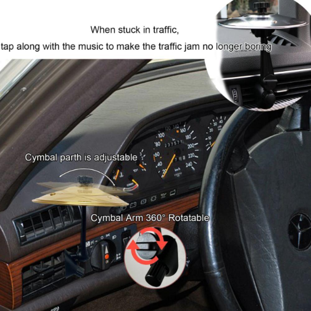 Clip-Type Mini Drum Cymbals Colliding Cymbals Vent Musical Instrument Car Essential