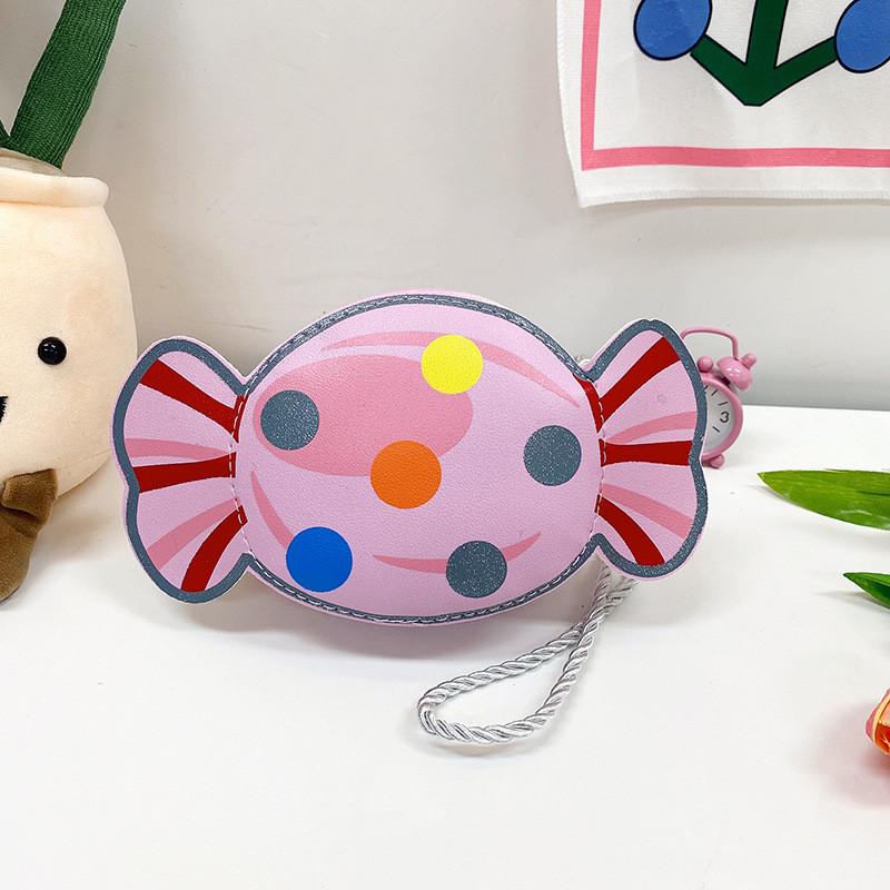 Candy Modern Colorful Pattern Bag For Young Girls Cute Lightweight Pu Purse