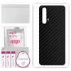 apgo Protective Skin Sticker for the Back Compatible with Realme X50m 5G, Wrap Film, Foil, Vinyl - Pattern Carbon Black