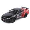 1/32 Scale GTR Skyline Alloy Car Model W/LED Lights & Sound Effects, Perfect Toy for Kids, Collectible Racing Car Display