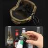 Airsoft Helmet Shaped Keychain Bottle Opener Beer Can Opener Mini Corkscrew Decoration Outdoor Hunting Hiking Fan Kitchen Gift